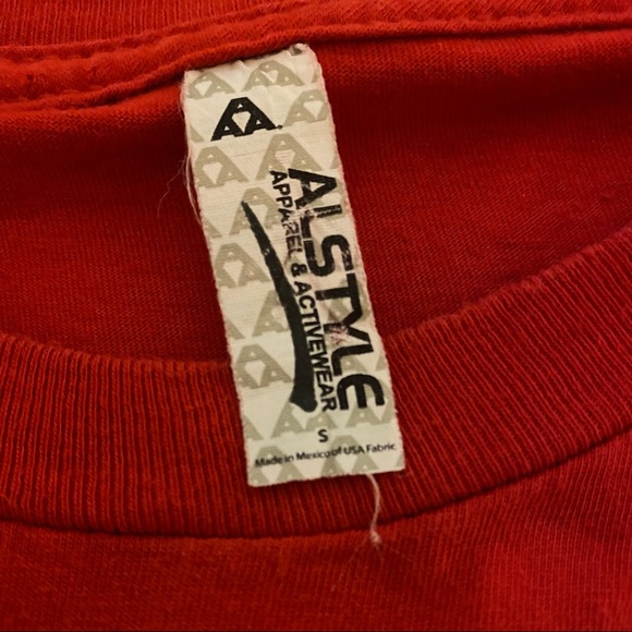 Distal Men's Red T Shirt Size Small - Picture 3 of 4